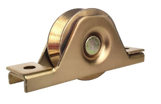 Koła do drzwi przesuwnych 4 &amp;#39;&amp;#39; 101,6 mm stalowe dolne koła z rowkiem w kształcie litery V z łożyskiem 6202;