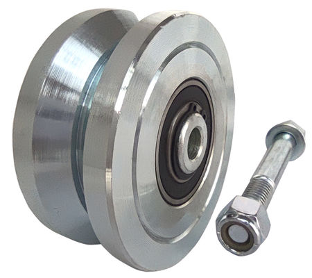 3 &quot;4&quot; 6 &quot;V-rowkowe koło bramy do torów przesuwnych o profilu V Solid Steel 3000 Lbs 5000 Lbs
