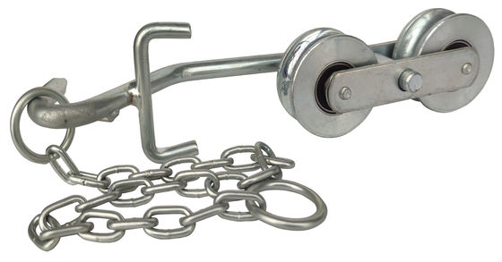 Kulkowe łożysko kulkowe Bananowa rolka kolejki linowej z łańcuchem Heavy Duty Hardware