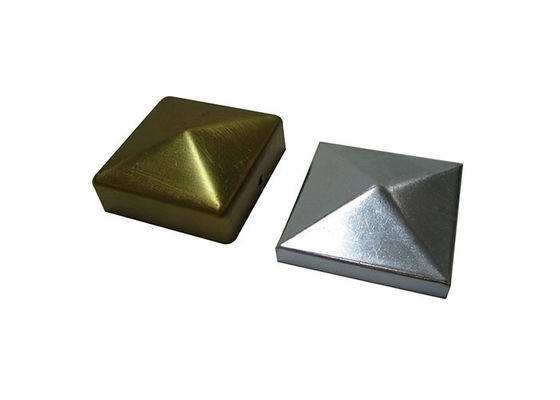 Żelazne 1 &quot;1 2&quot; 3 &quot;Kwadratowe nasadki ogrodzeniowe 100 X 100 mm 115 mm 120 mm bez otworów