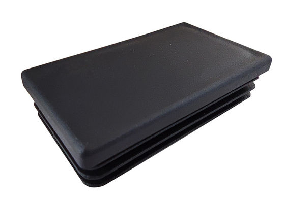 Prostokątne nakładki na słupki 75mm x 75mm 200x200 4x4 Czarny plastik Nylon