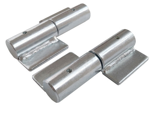 Ocynkowany zawias bramowy 50x22 Mm z mocowaniem do smarowania flagą leworęczną