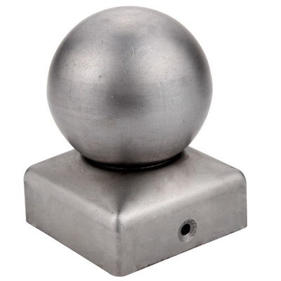 5 &quot;4&quot; 2 &quot;2,5&quot; 3 &quot;Okrągłe nakładki na słupki ogrodzeniowe Metalowe stalowe nakładki ogrodzeniowe na słupki końcowe
