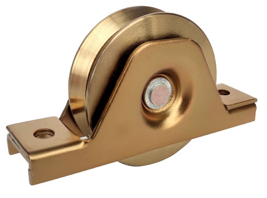 Koła do drzwi przesuwnych 4 &amp;#39;&amp;#39; 101,6 mm stalowe dolne koła z rowkiem w kształcie litery V z łożyskiem 6202;