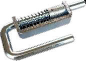 Wewnętrzna rygiel do drzwi przesuwnych wpuszczana chrom 6" 140mm
