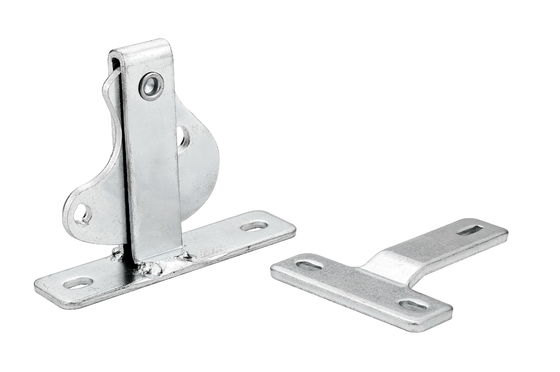 Wewnętrzna rygiel do drzwi przesuwnych wpuszczana chrom 6" 140mm