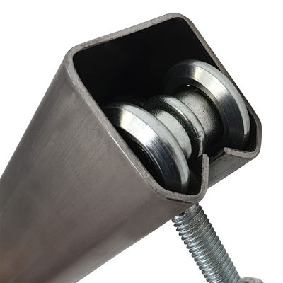 300 kg Barn Bottom Aluminiowa prowadnica drzwi wiszących All In 1 Wheel Rail Wisząca prowadnica rolkowa
