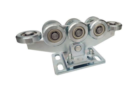 Cynkowo-srebrny automatyczny wózek do drzwi przesuwnych wspornikowych z 8 kołami 113 mm