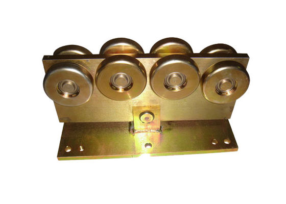 Cynkowo-srebrny automatyczny wózek do drzwi przesuwnych wspornikowych z 8 kołami 113 mm