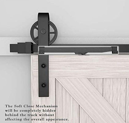 14 Ft 144 calowe osprzęt do stodoły 70-160lb Mechanizm miękkiego zamykania drzwi przesuwnych do stodoły