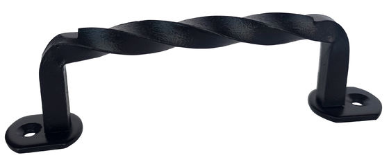 Black Barn Gate Hardware Steel 6 1/5 &amp;#39;&amp;#39; Twist Barn Door Handles and Pulls