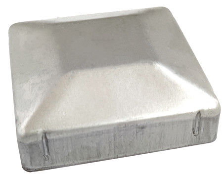 2 3/8&quot; 2 7/8&quot; 2,5&quot; Zaślepka słupka ogrodzeniowego 6x4 5x5 6x6 Stal Biały Trapez