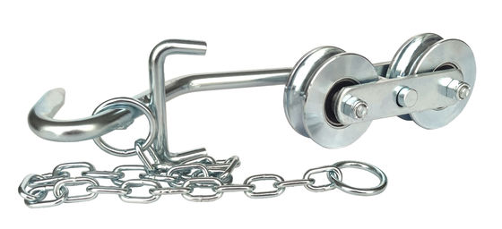 Kulkowe łożysko kulkowe Bananowa rolka kolejki linowej z łańcuchem Heavy Duty Hardware