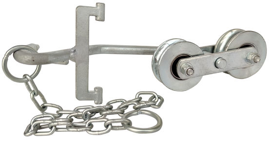 D64mm Biały cynkowy kabel Garrucha Para Banano Via Para Banano Banana Trolley Roller