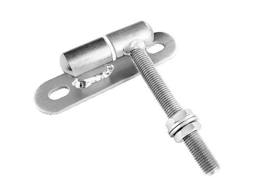 M16 Bolt On Garden Czarny regulowany zawias osprzętu Heavy Duty do stalowej bramy skrzydłowej