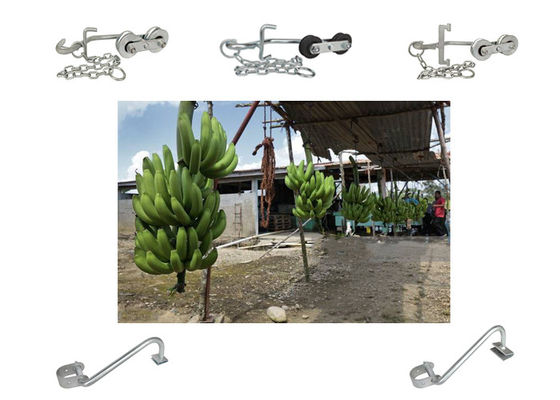 150kg-220KG Haczyki bananowe Wiszące rolki do łatwego transportu sprzętu