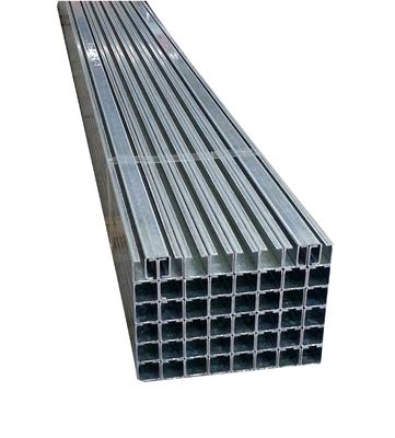 5,8 metra Szyna szynowa wspornikowa do kół 60 mm Biała stal ocynkowana