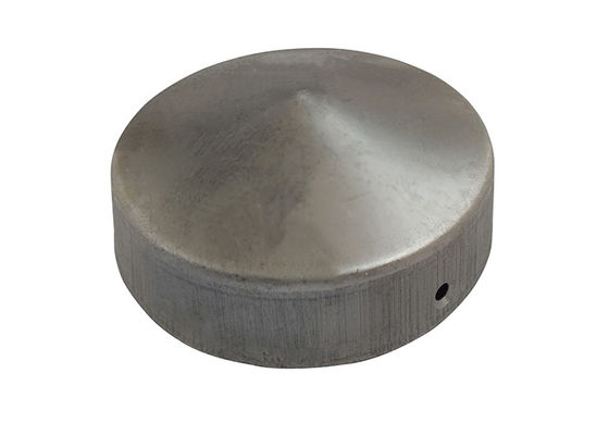 Dekoracyjne 90 mm 6-calowe okrągłe nasadki ogrodzeniowe 2,75 &quot;metalowe