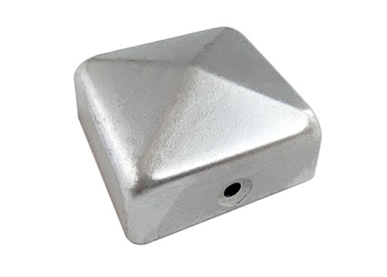 2 cale 2,5 &quot;3 1/2&quot; żelazne piramidy ogrodzeniowe na słupkach 6x6 7x7 4x4 5x5 8 X 8 z otworami