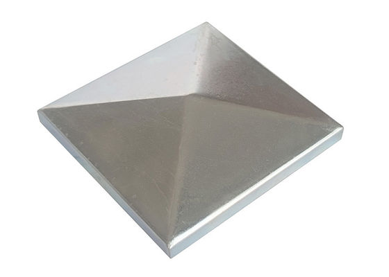 Żelazne 1 &quot;1 2&quot; 3 &quot;Kwadratowe nasadki ogrodzeniowe 100 X 100 mm 115 mm 120 mm bez otworów