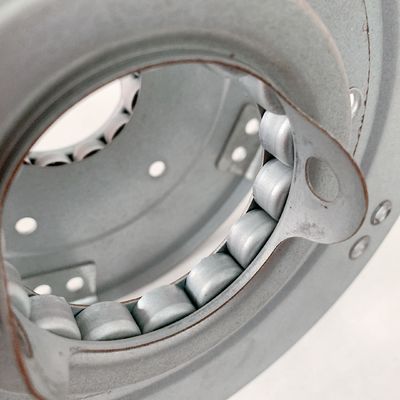 200mm nylonowe pudełko ze sprężyną kulową do automatycznych drzwi roletowych w kolorze srebrnym