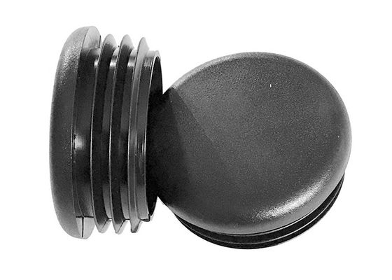 75mm 90mm 6-calowe 8-calowe okrągłe nasadki ogrodzeniowe z czarnego plastiku