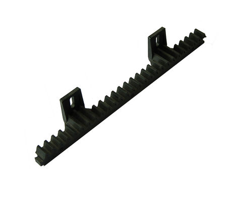Stalowy stojak na pręt i zębnik do otwierania bramy przesuwnej 34 cm 2 występy Wbudowany czarny nylon M4