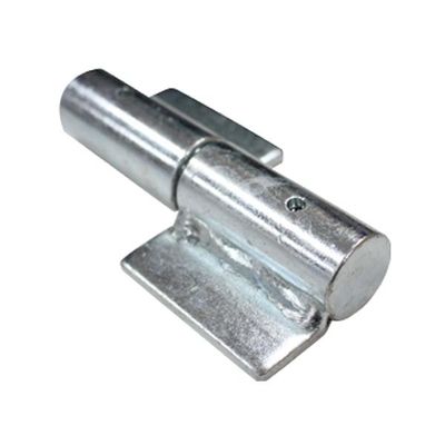 Ocynkowany zawias bramowy 50x22 Mm z mocowaniem do smarowania flagą leworęczną
