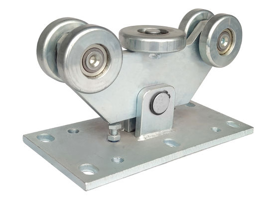 Żelazny zestaw kół wózka jezdnego Q235 ze wspornikiem System Heavy Duty
