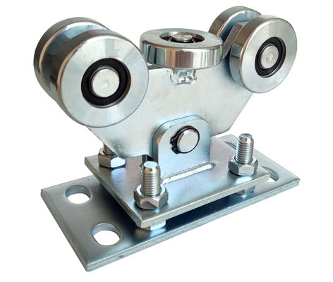 Żelazny zestaw kół wózka jezdnego Q235 ze wspornikiem System Heavy Duty
