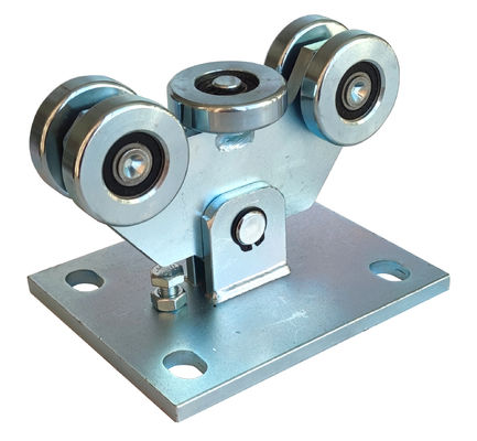 Żelazny zestaw kół wózka jezdnego Q235 ze wspornikiem System Heavy Duty